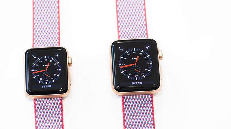 Apple Watch S3 GPS, 38mm viền nhôm, dây màu hồng được trang bị chip vi xử lý 