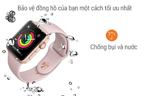 Apple Watch S3 GPS, 38mm mặt nhôm, dây màu hồng