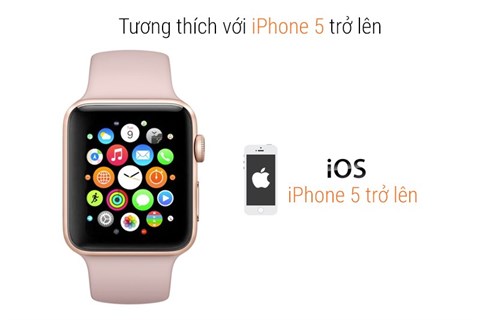 Apple Watch S3 GPS, 38mm mặt nhôm, dây màu hồng