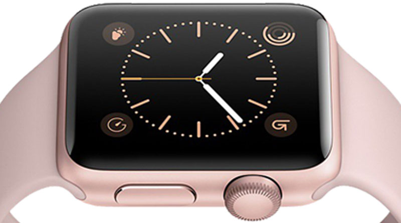 Apple Watch S3 GPS, 38mm viền nhôm, dây màu hồng có nút ấn tiện ích