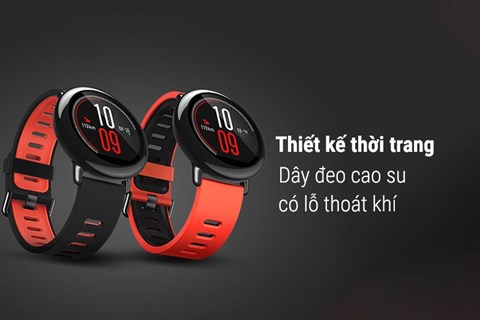 Đồng hồ Xiaomi Amazfit Pace GPS có dây đeo bằng cao su