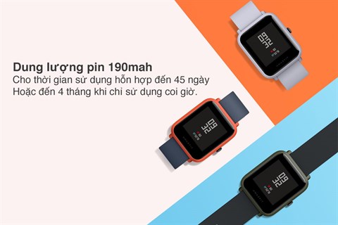 Đồng hồ thông minh Xiaomi Amazfit Bip UYG4024RT MÀU TRẮNG