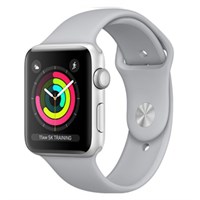 Apple Watch S3 GPS, 38mm viền nhôm, dây màu trắng xám