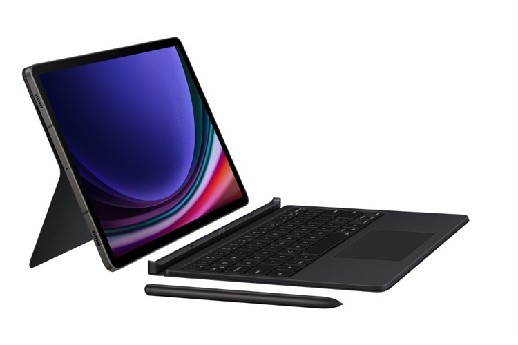 Bao da bàn phím Samsung Tab S9 / Tab S9 FE (Pad Chuột) Màu Đen