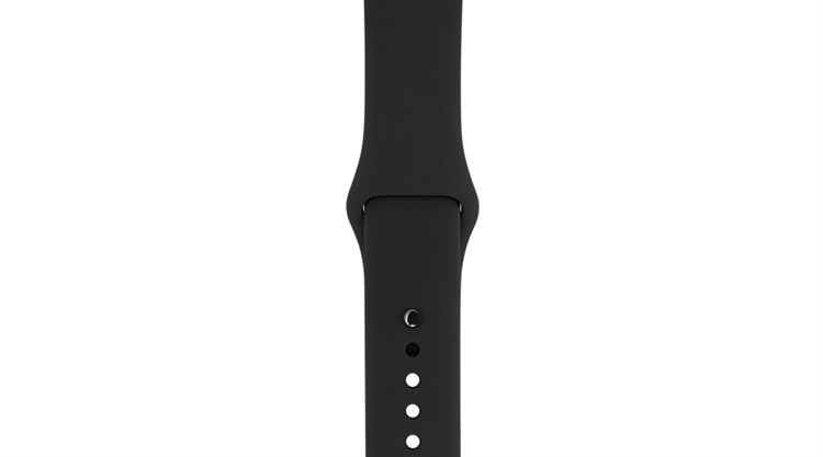 Apple Watch S2 42mm mặt nhôm, dây cao su màu đen