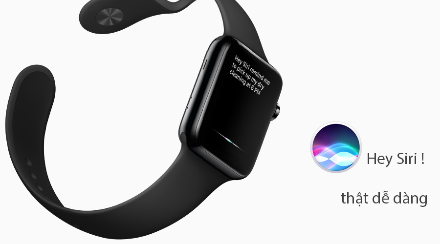 Apple Watch S2 42mm mặt thép không gỉ, dây da màu nâu
