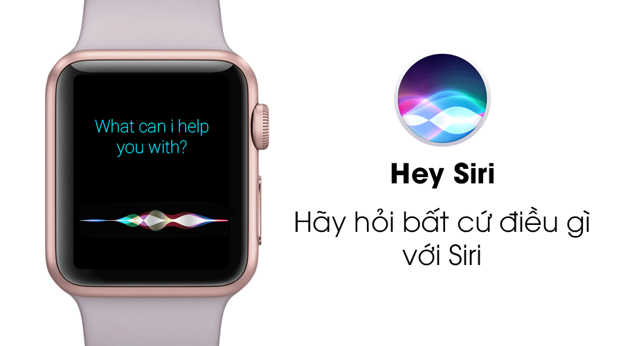 Apple Watch S2 38mm mặt nhôm, dây cao su màu hồng