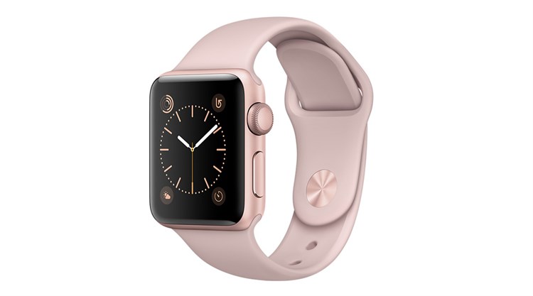Apple Watch S2 38mm mặt nhôm, dây cao su màu hồng