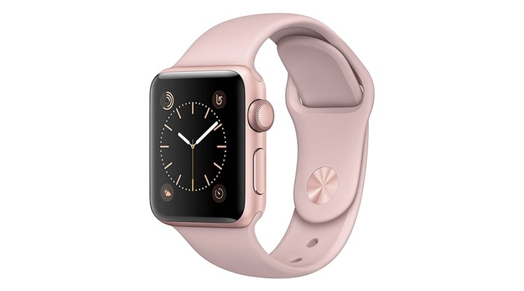 Apple Watch S2 42mm mặt nhôm, dây cao su màu hồng