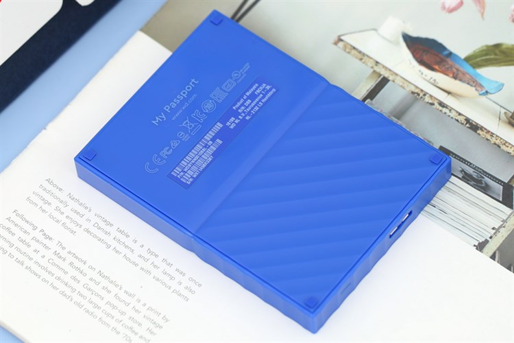 Ổ cứng di động HDD 1TB WD My Passport Xanh Dương Màu Xanh Dương