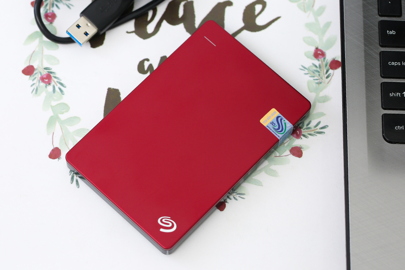 Ổ cứng HDD 1TB Seagate Backup Plus Slim đỏ Màu Đỏ