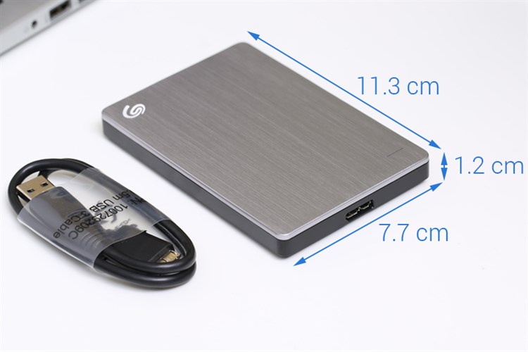 Ổ cứng HDD 1TB Seagate Backup Plus Slim Bạc Màu Bạc