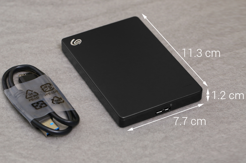 Ổ cứng HDD 1TB Seagate Backup Plus Slim Đen Màu Đen