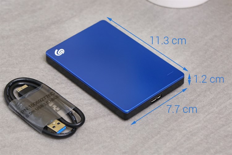 Ổ cứng HDD 1TB Seagate Backup Plus Slim Xanh Dương Màu Xanh Dương