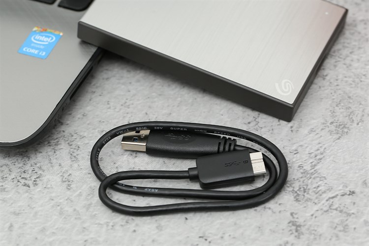 Ổ cứng di động HDD 1TB Seagate Backup Plus Slim STHN1000401 Bạc Màu Bạc