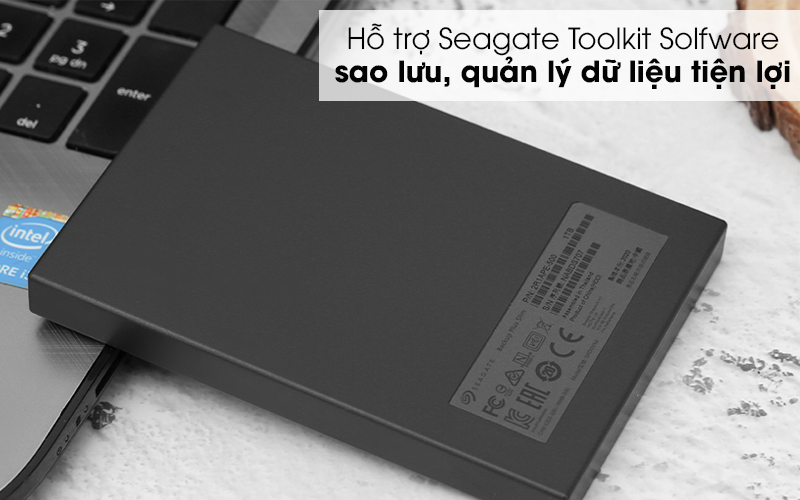 Ổ cứng HDD 1TB Seagate Backup Plus Slim STHN1000400 Đen - Hỗ trợ phần mềm Seagate Toolkit Solfware