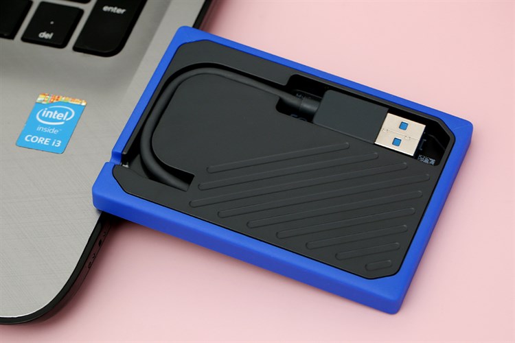 Ổ cứng di động SSD 500GB WD My Passport GO Xanh Dương Màu Xanh Dương