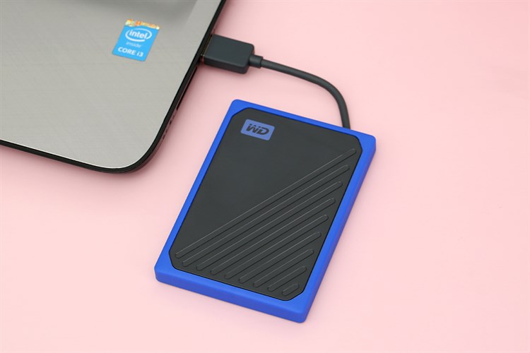 Ổ cứng di động SSD 500GB WD My Passport GO Xanh Dương Màu Xanh Dương