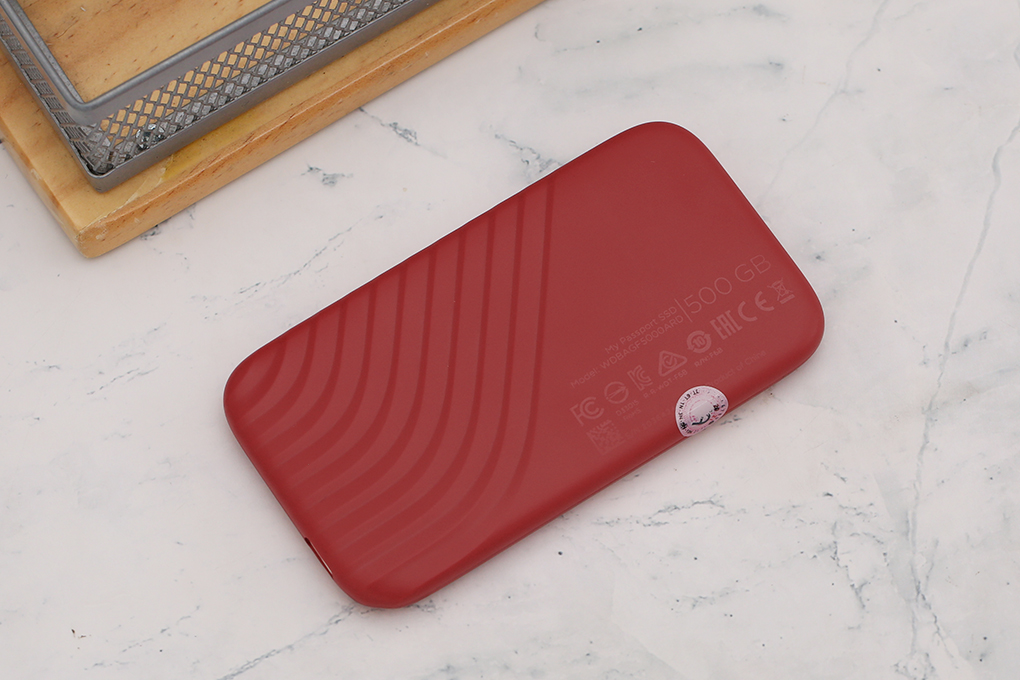 Ổ cứng di động SSD 500GB WD My Passport BAGF5000 Màu Đỏ