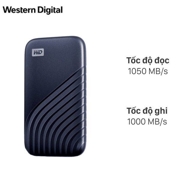 Ổ Cứng Di Động Ssd 500Gb Wd My Passport Bagf5000