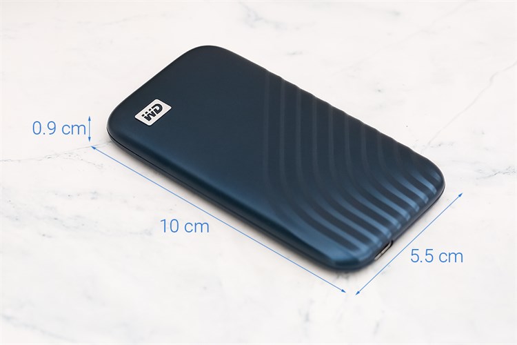 Ổ cứng di động SSD 500GB WD My Passport BAGF5000 Màu Xanh Dương