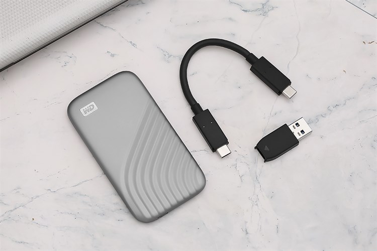 Ổ cứng di động SSD 1TB WD My Passport BAGF0010 Màu Xám