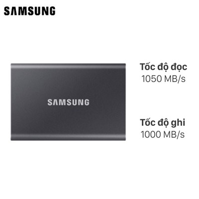 Ổ cứng SSD 2TB Samsung Portable T7 MU-PC2T0T/WW