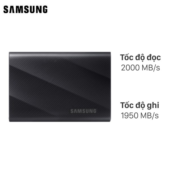 Ổ Cứng Ssd 2Tb Samsung Portable T9 Mu - Pg2T0B/Ww