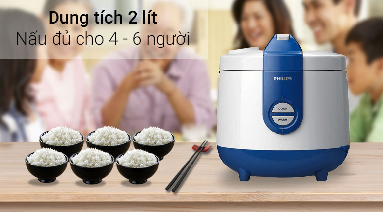 Nồi cơm điện Philips 2 lít HD3118