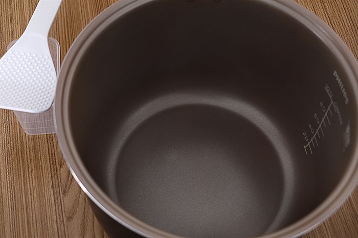 Nồi cơm điện Philips 2 lít HD3118 Màu Trắng - Xanh