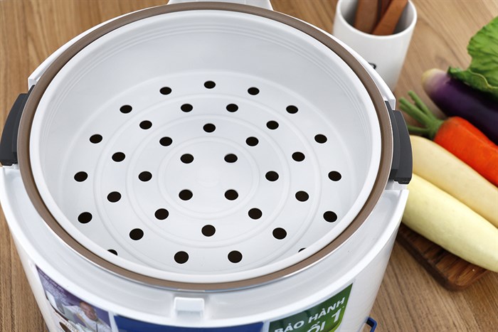 Nồi cơm điện Philips 2 lít HD3118 Màu Trắng - Xanh