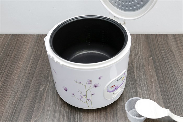 Nồi cơm điện Midea 1.8 lít MR-CM1811 Màu Trắng - Tím