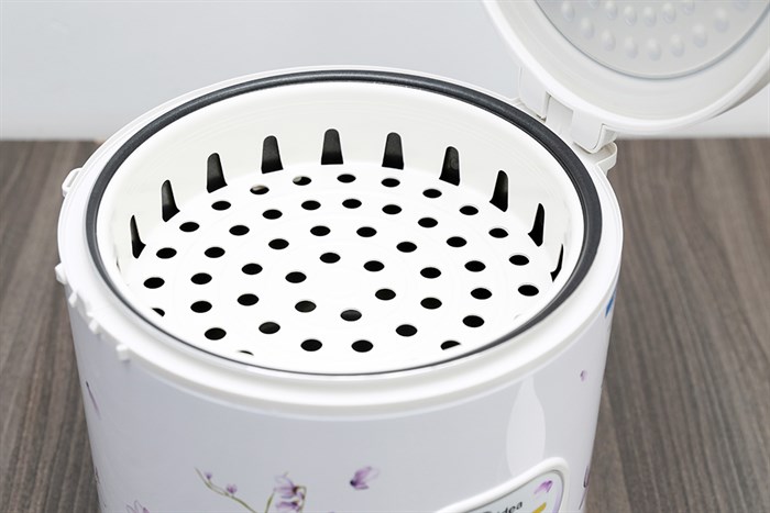 Nồi cơm điện Midea 1.8 lít MR-CM1811 Màu Trắng - Tím