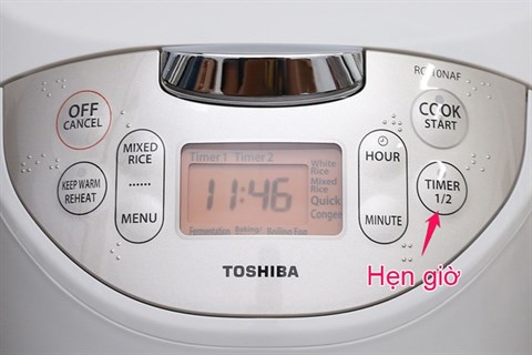 Nồi cơm điện tử Toshiba 1 lít RC-10NAFVN(W)