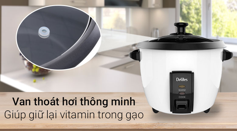 Nồi cơm điện Delites 1.8 lít NCR1801