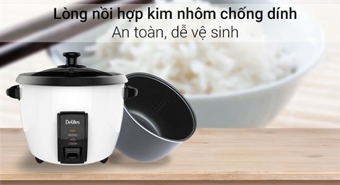 Nồi cơm nắp rời Delites NCR1801 1.8 lít