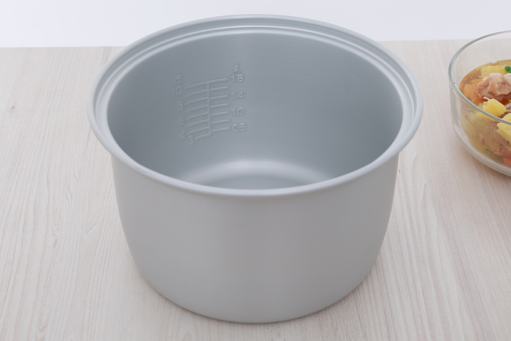 Nồi cơm điện Sharp KS-N19EV RP 1.8 lít Màu Trắng - Tím
