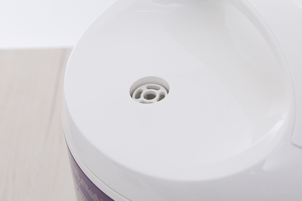 Nồi cơm điện Sharp KS-N19EV RP 1.8 lít Màu Trắng - Tím