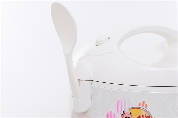 Nồi cơm điện Sharp KS-N191EV LR 1.8 lít Màu Trắng - Đỏ