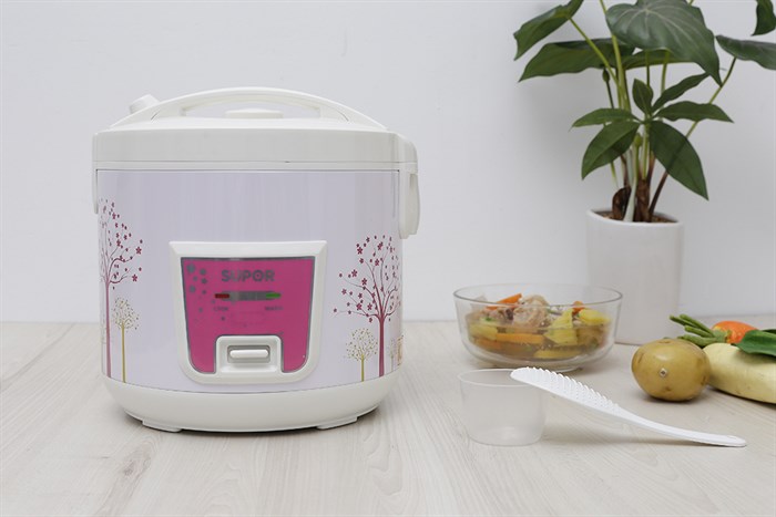 Nồi cơm điện Supor 1.8 lít SRC922 Màu Hồng