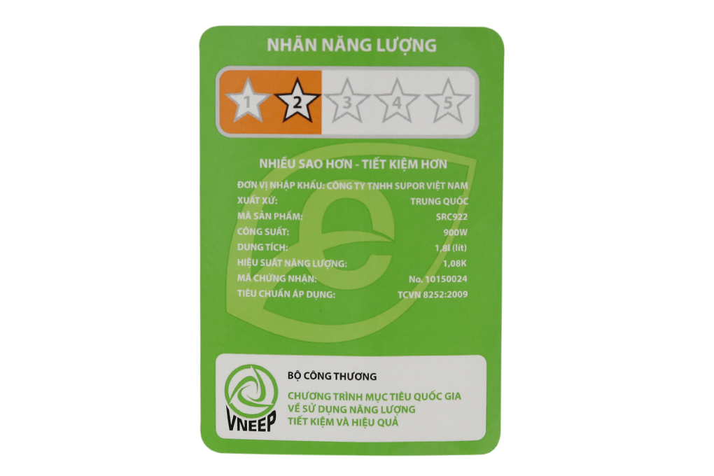 Nồi cơm điện Supor 1.8 lít SRC922 Màu Hồng