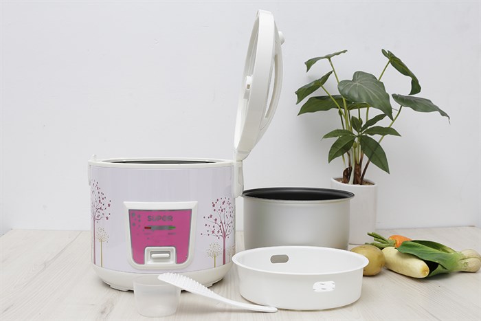 Nồi cơm điện Supor 1.8 lít SRC922 Màu Hồng