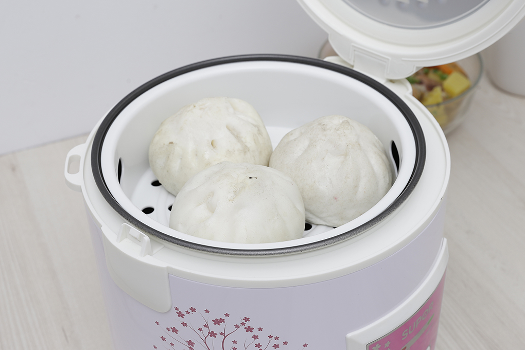 Nồi cơm điện Supor 1.8 lít SRC922 Màu Hồng