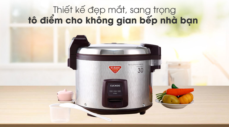 Thiết kế - Nồi cơm nắp gài Cuckoo CR- 3021