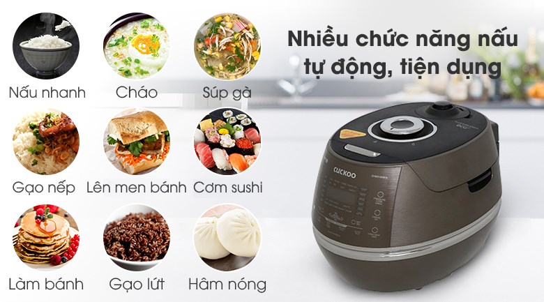 Nồi cơm điện cao tần Cuckoo 1.8 lít CRP- CHSS1009FN