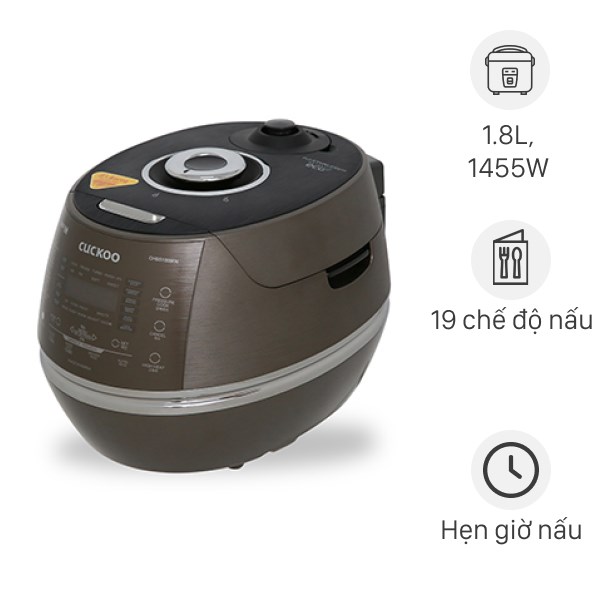 Nồi cơm điện cao tần Cuckoo 1.8 lít CRP- CHSS1009FN