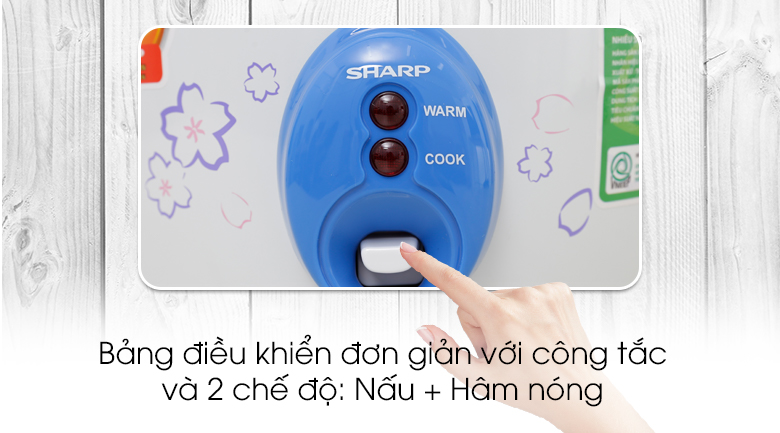 Nồi cơm nắp rời Sharp 1.8 lít KSH-D19V - 5