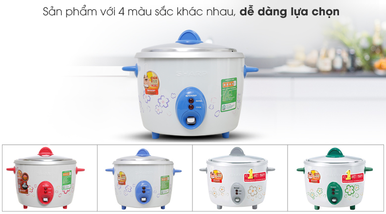 Nồi cơm nắp rời Sharp 1.8 lít KSH-D19V - 9