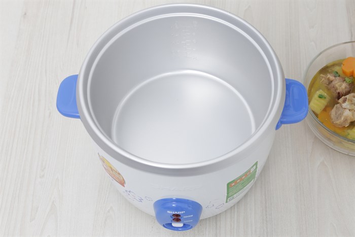 Nồi cơm nắp rời Sharp 1.8 lít KSH-D19V Màu Trắng