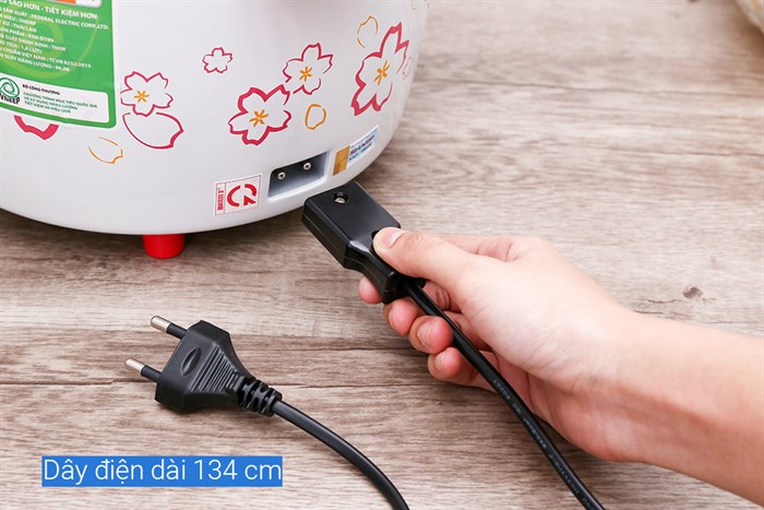 Nồi cơm nắp rời Sharp 1.8 lít KSH-D19V Màu Trắng